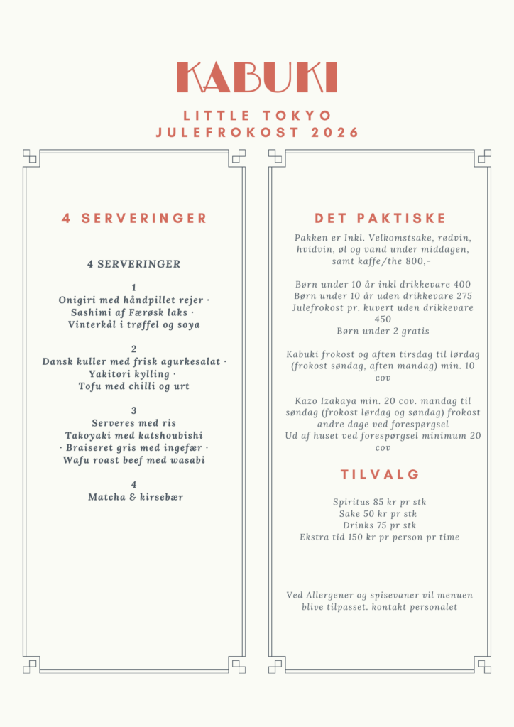julefrokost menu